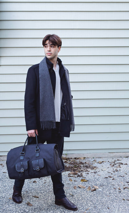 Garment Duffle Bag: Convertible Duffle Garment Bag With Separate Shoe Compartment Suit Travel Bags Weekend Bag Carry On Garment Bags for Travel