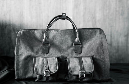 Garment Duffle Bag: Convertible Duffle Garment Bag With Separate Shoe Compartment Suit Travel Bags Weekend Bag Carry On Garment Bags for Travel